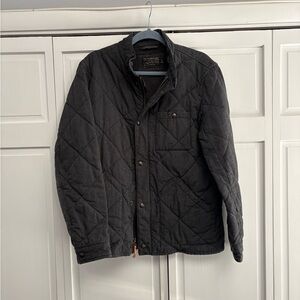 JCrew Men's Sussex Quilted Jacket in Heather Gray